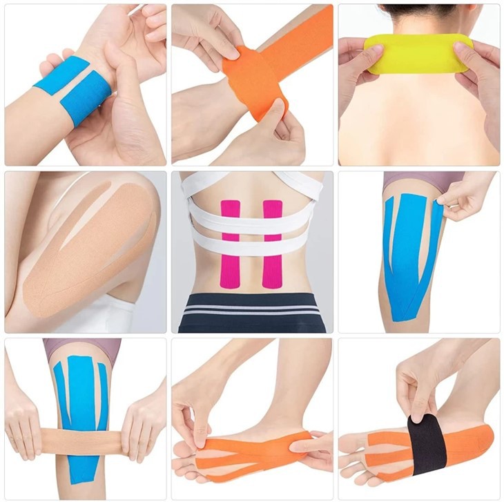 bulk uncut roll kinesiology tape applications