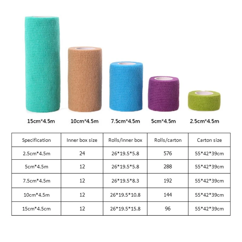 size of Self adhering medical tape